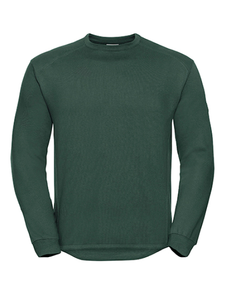 Heavy Duty Workwear Sweatshirt Bottle Green Vorderansicht