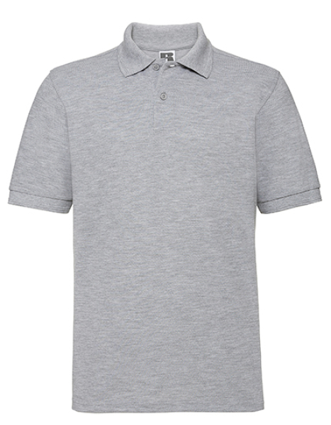 Hardwearing Polycotton Polo Light Oxford (Heather) Vorderansicht