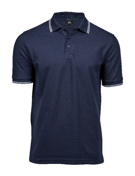 Men´s Luxury Stripe Stretch Polo