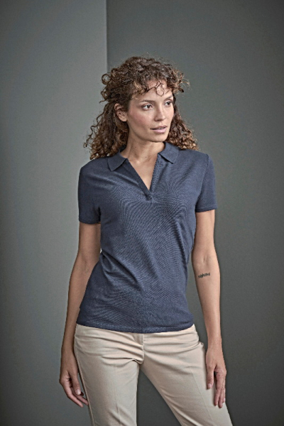 Women´s Luxury Stretch V-Neck Polo