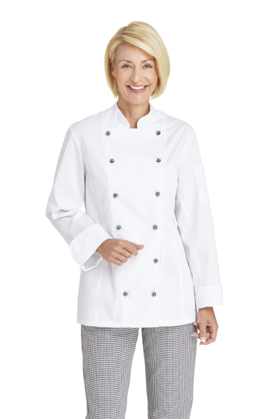 Damen Kochjacke, langarm