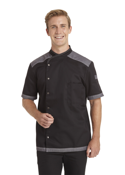 Herren Kochjacke, kurzarm